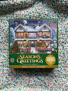 Master Pieces Home for the Holidays 1000 piece puzzle